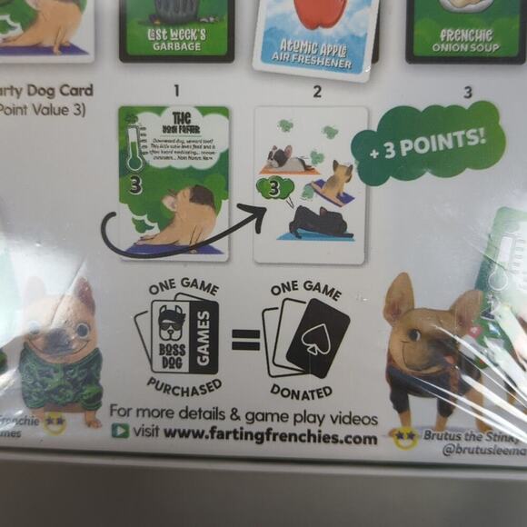 Boss Dog Games NIB Farting Frenchies Card Game - Picture 5 of 5